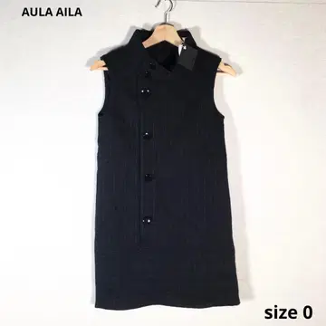 미사용품 AULA AILA 아우라 아이라 슬리브리스 원피스 size 0