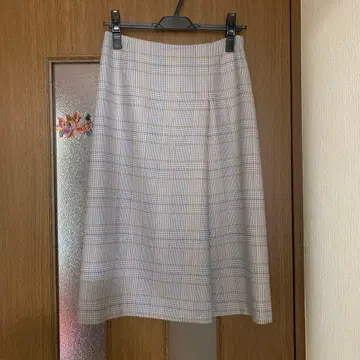 언타이틀 스커트 체크 무늬 사이즈 1 ( S~M )