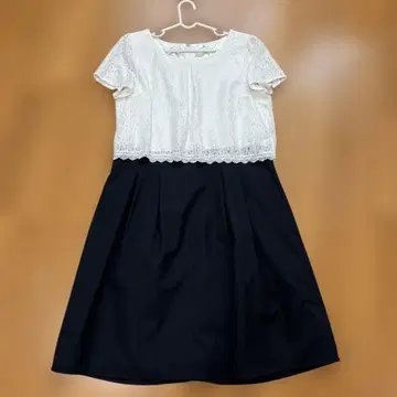 15ABR 15호 레이스 탑 플레어 스커트 원피스