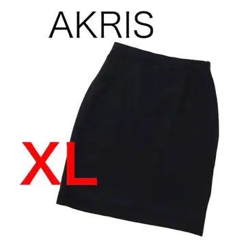 H3606 아크리스 백슬릿 블랙 스커트 포멀