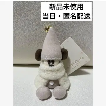 디즈니 크리스마스 리루린린 봉제 인형 참 화이트 그레이