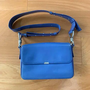 블루 가죽 숄더백 올 세인츠