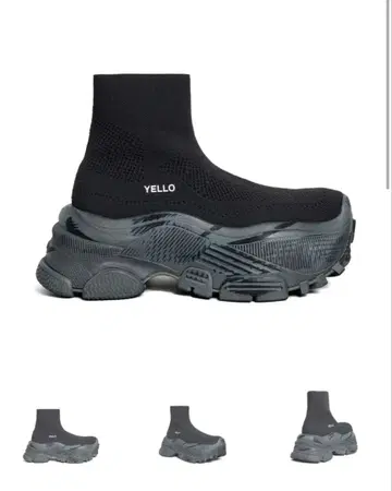 YELLO GRAUWAL SHORT BOOTS 블랙 M