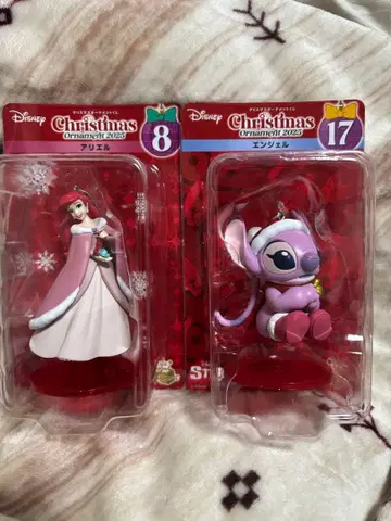 [디즈니 크리스마스 오너먼트 복권 2025] 아리엘, 엔젤 2세트
