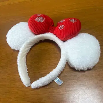 디즈니 머리띠 리루린린 2022년 크리스마스 산타 미니