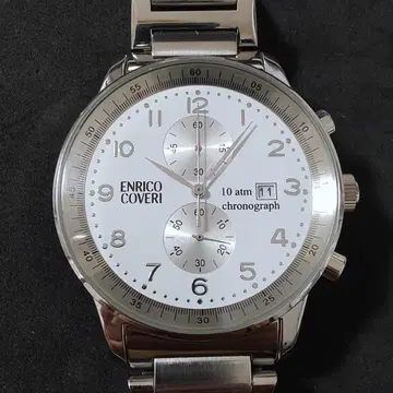 ENRICO COVERI 쿼츠 손목시계 크로노그래프 남성용