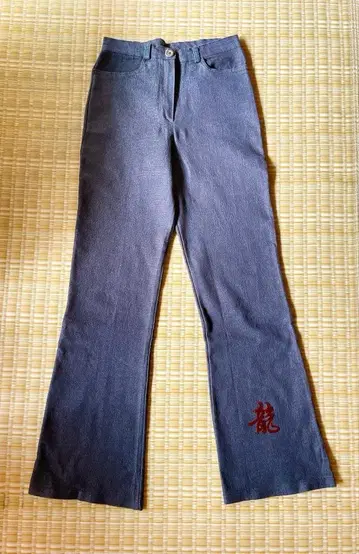 빈티지 스트레치 팬츠 플레어 팬츠 류 itimi