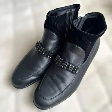 GINZA Yoshinoya ACE 블랙 24.5 스트레치 부츠