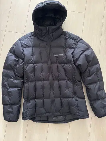 mont-bell 네쥬 다운 후드티 black