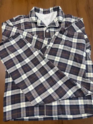 무인 플란넬 파자마 L 사이즈