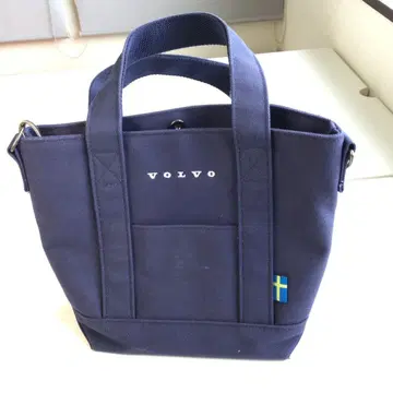 No.176 VOLVO 네이비 토트백
