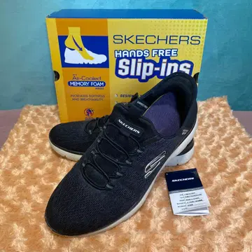 스케쳐스 슬립인즈 26.5cm 블랙 used