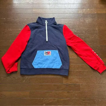 TOMMY HILFIGER 하프 지퍼 맨투맨