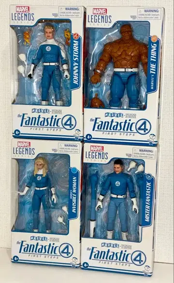 마블 레전드 판타스틱 4 퍼스트 스텝 4체 세트