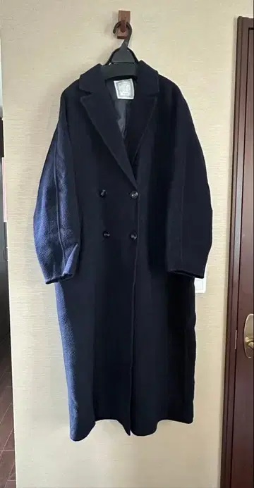 BEARDSLEY 네이비 롱 코트