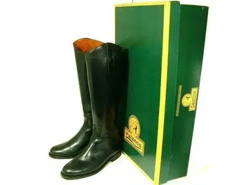 PALANCO 백 지퍼 자키 부츠 23.5cm L/DNV