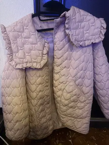 하트형 퀼팅 자켓