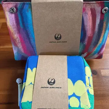 JAL 퍼스트 클래스 비즈니스 클래스 어메니티 트래블 파우치