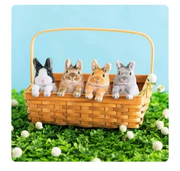 새상품 YOU+MORE! 토끼 걸이형 파우치 4종 세트