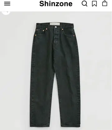 Shinzone 블랙 제너럴 청바지 18SMSPA65