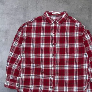 ikka 체크 무늬 체크 셔츠 M vintage 아카이브 y2k