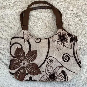 [ 미사용 새상품 ] 꽃무늬 비즈 여성용 핸드백