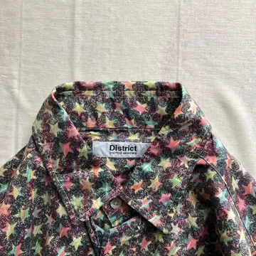 district united arrows /star print shirt