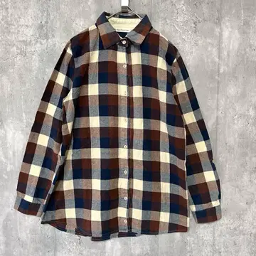 Tifana Mission nature 체크 셔츠 퓨어 캐주얼