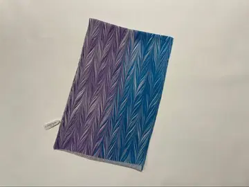 미사용 새상품 순수 실크 오비 장식 천 먹물 흐름