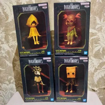 리틀 나이트메어 - 모니터 탑 피규어 모노, 로우, 식스, 얼론 세트