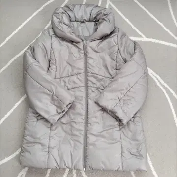 [ 충전솜 하프 코트 ] 폴리에스테르 그레이 3L