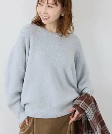 새상품급 로페피크닉 세탁기 OK/포근포근 V넥 니트 풀오버