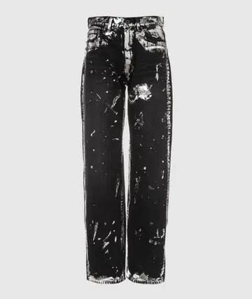 Khoki Silver printed pants 24ss-p-04
