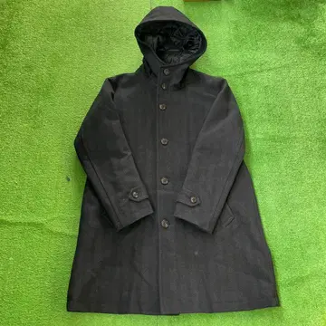 새상품급 UNITED ARROWS 네이비 롱 코트