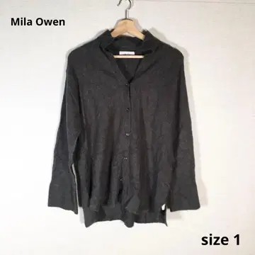 상태 좋음 mila owen 미라 오웬 니트 가디건 size 1