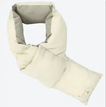 디즈니 리조트 다운 머플러 아이보리/그레이 미사용 새상품