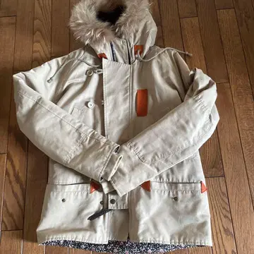 rehacer 베이지 퍼 다운 자켓 M