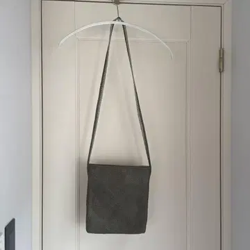 요건 레일 메쉬 숄더백 올리브 그린 연두색