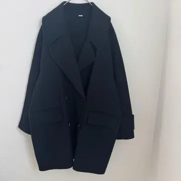 Mila Owen (미라 오웬) 오버 사이즈 울 코트 블랙 F