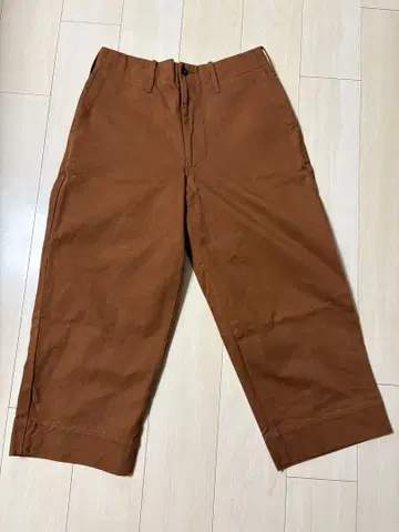 TUKI 브라운 워크 팬츠 사이즈 3