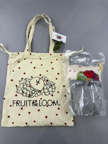 미사용 새상품 FRUIT OF THE LOOM 룸웨어 & 토트백