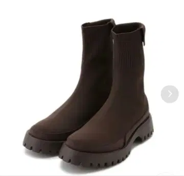 emmi 니트 부츠 브라운 24.5 새상품급