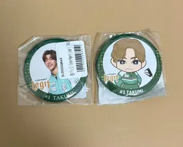 쿠와바라 타쿠미 TAKUMI 캔뱃지 세트