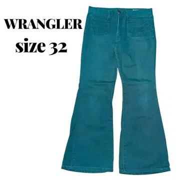 Wrangler 랭글러 부츠컷 팬츠 플레어 팬츠 32 그린