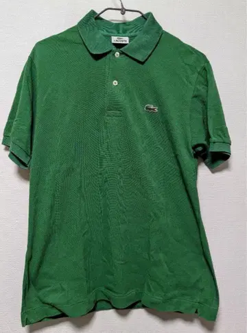 LACOSTE 그린 피케 셔츠 사이즈 3