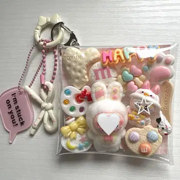 가챠  파우치 *몬스터 화이트