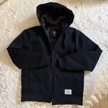 DC 후드 부착 블랙 다운 자켓 16/XL