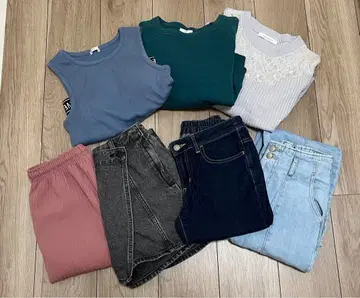 여성용 의류 묶음 판매 7점