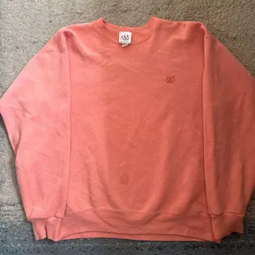 USA 맨투맨 핑크