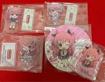 프로세카 모모이 아이리 미니 캐릭터 아크릴 스탠드 코스터 5개 세트